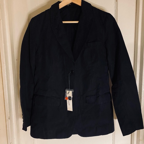 Alex mill twill boy blazer in Cotten and linen size small nwt - Picture 3 of 10